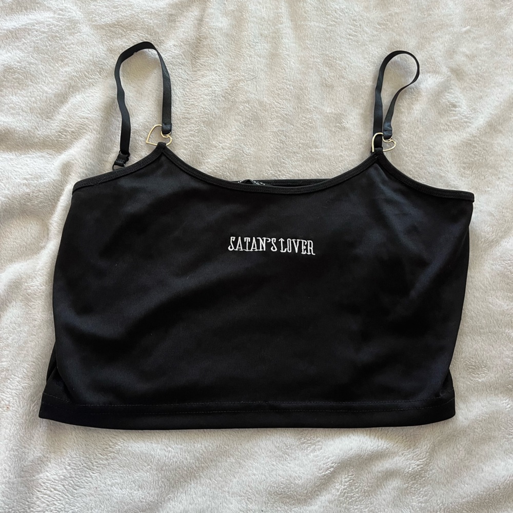Satans lover crop top